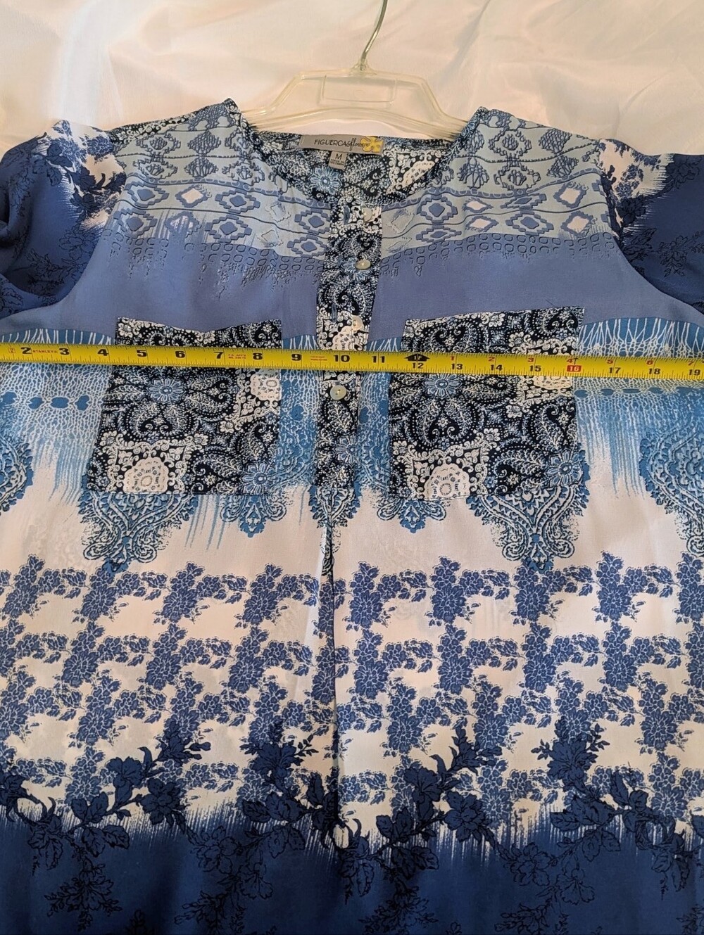 Blue PatternedTunic - Picture 6 of 7